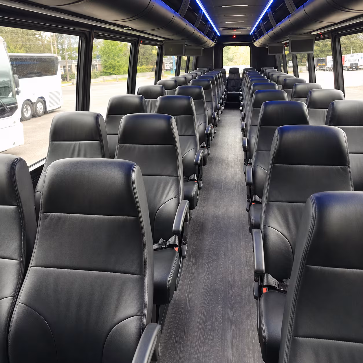 25 passenger minibus inside