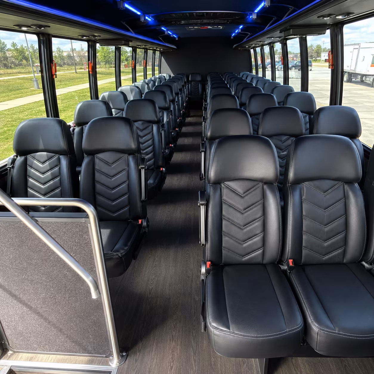 25 passenger minibus interior
