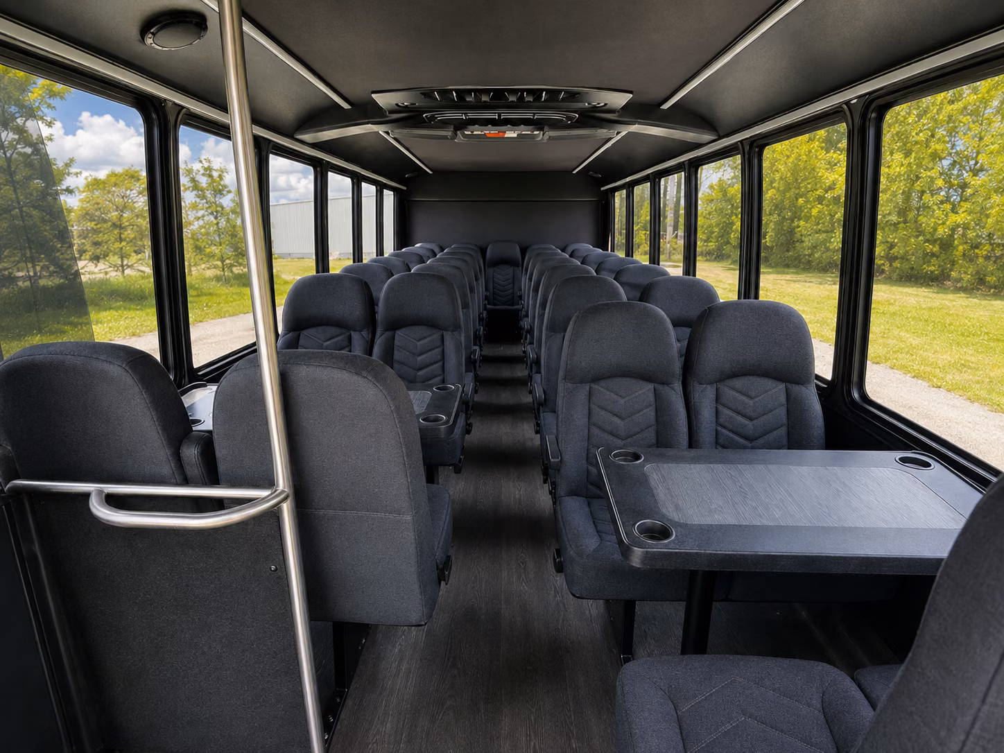 jackson 20 passenger minibus interior