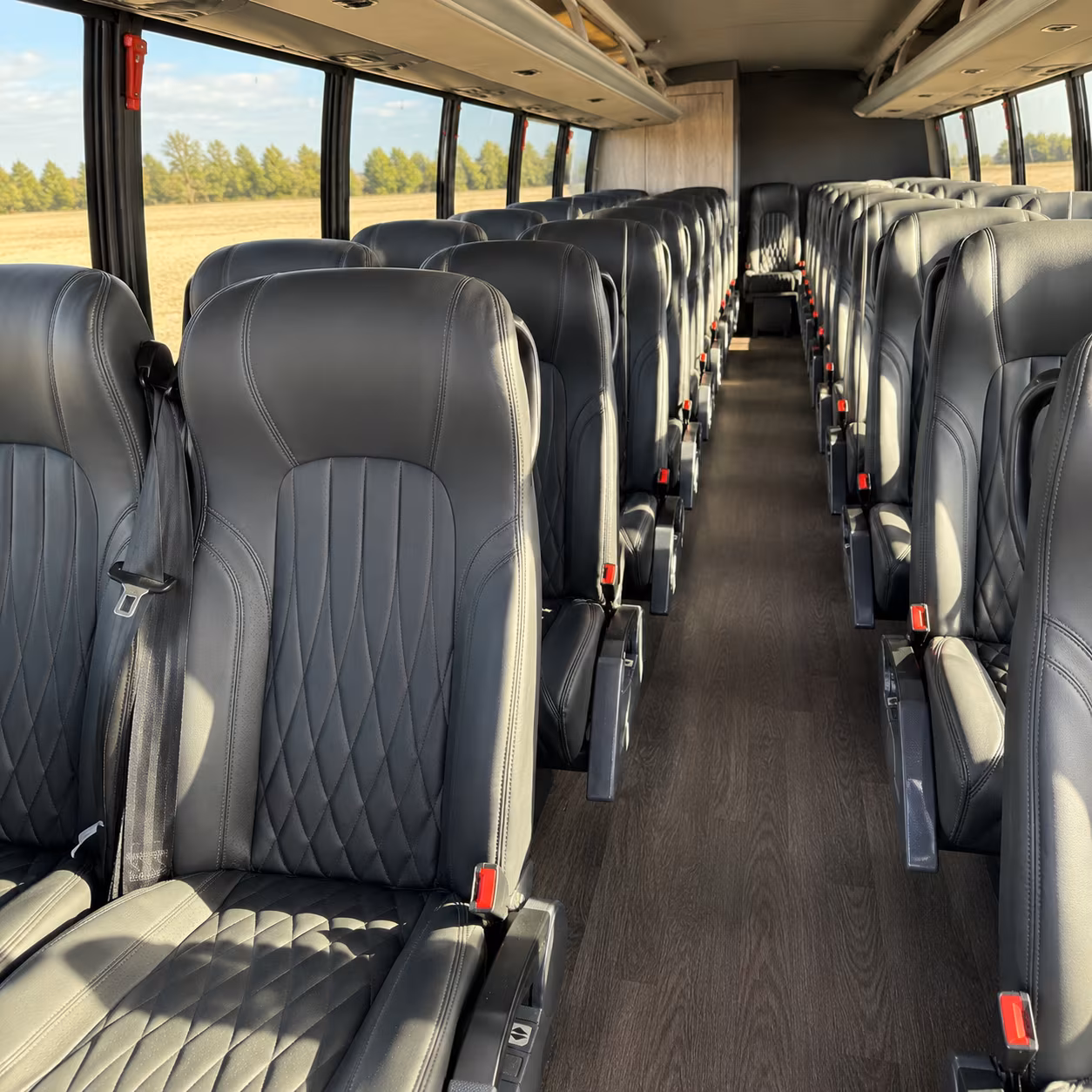jackson 30 passenger minibus inside