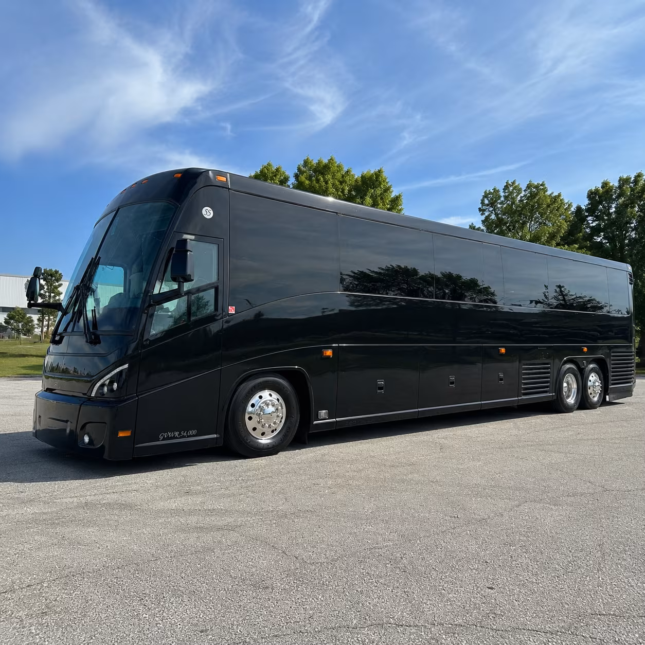 jackson 47 passenger charter bus