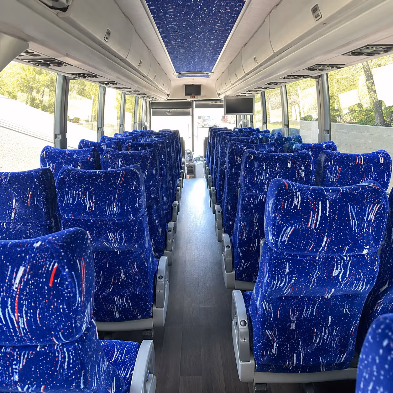 jackson 50 passenger charter bus interior