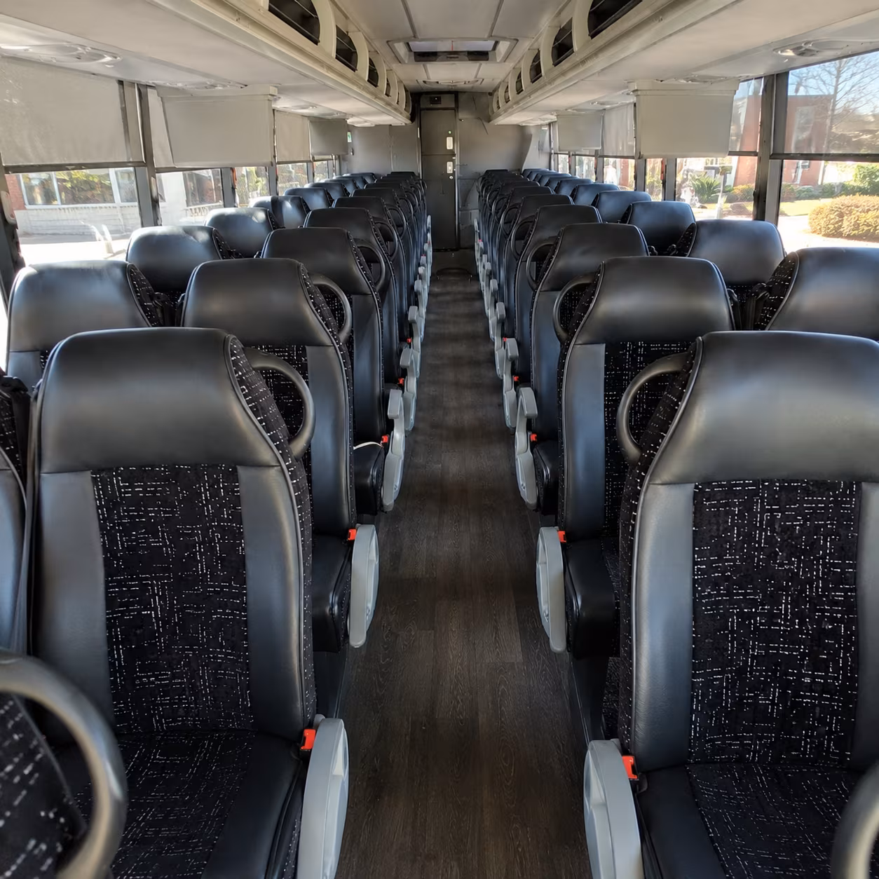jackson 54 passenger charter bus inside