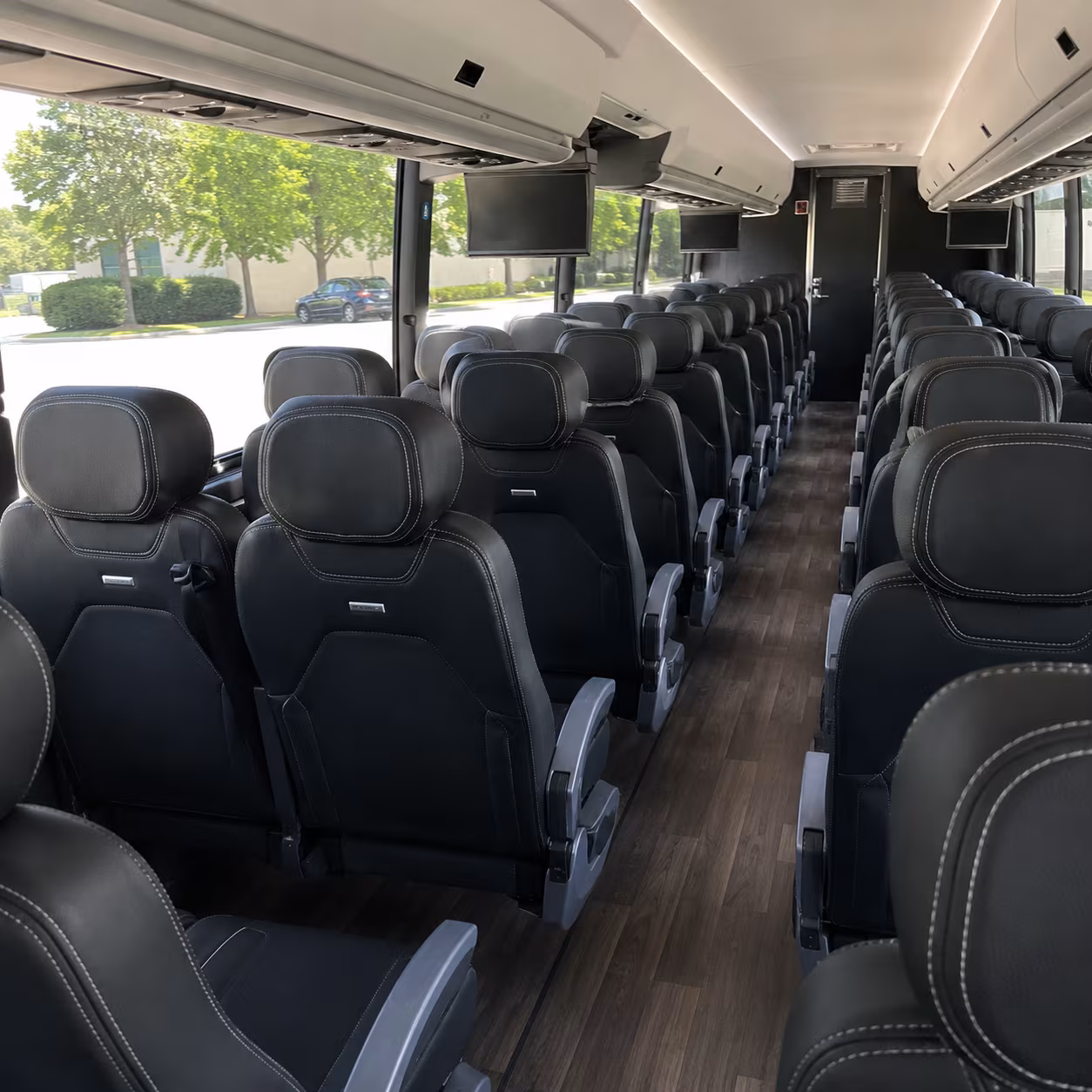 jackson 56 passenger charter bus interior