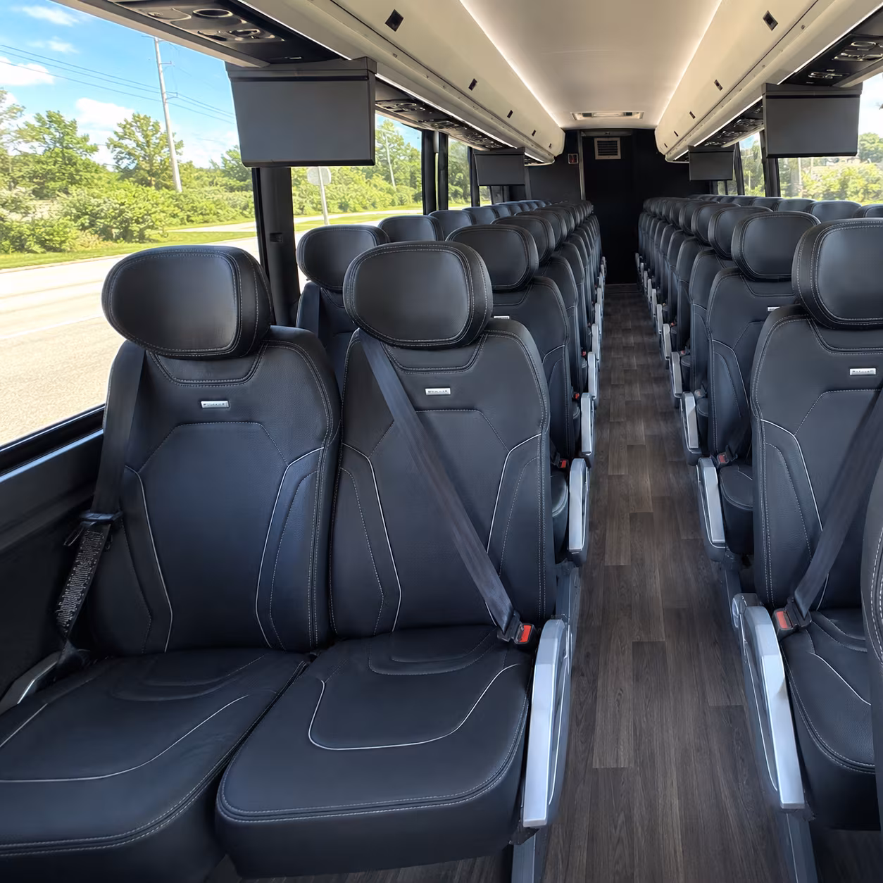 jackson charter bus inside