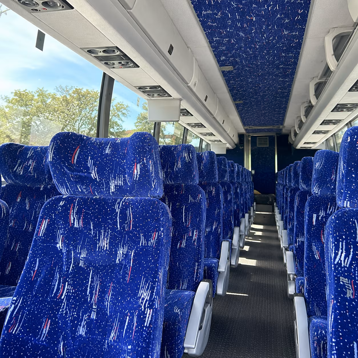 jackson charter bus interior