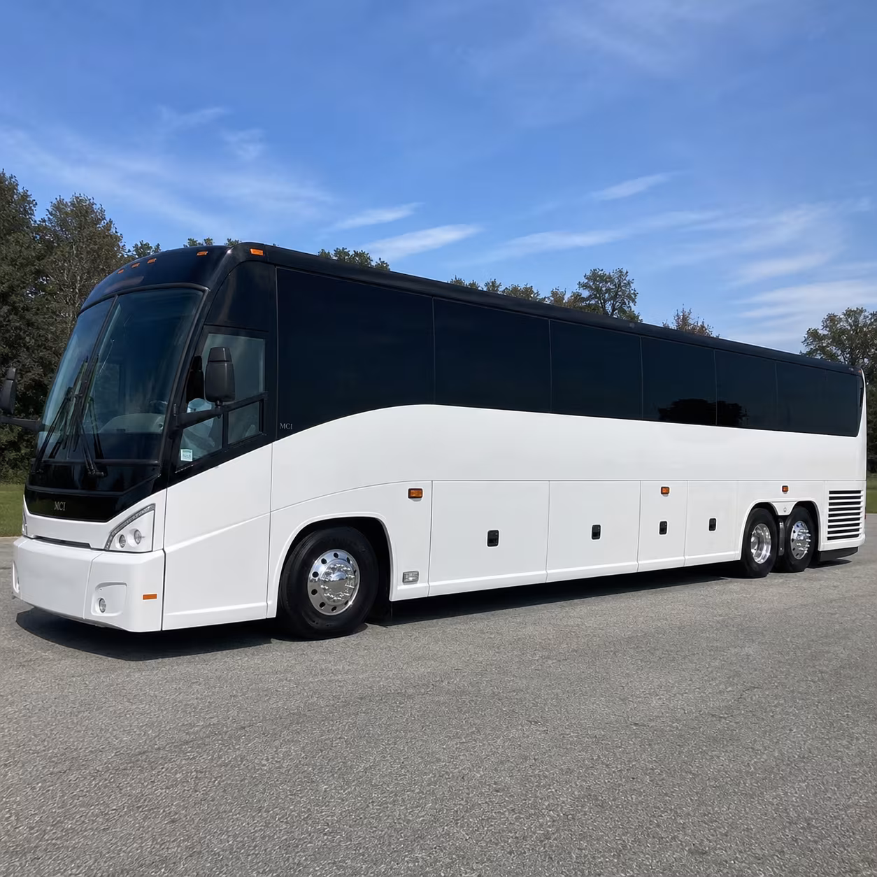 jackson government military charter bus rental