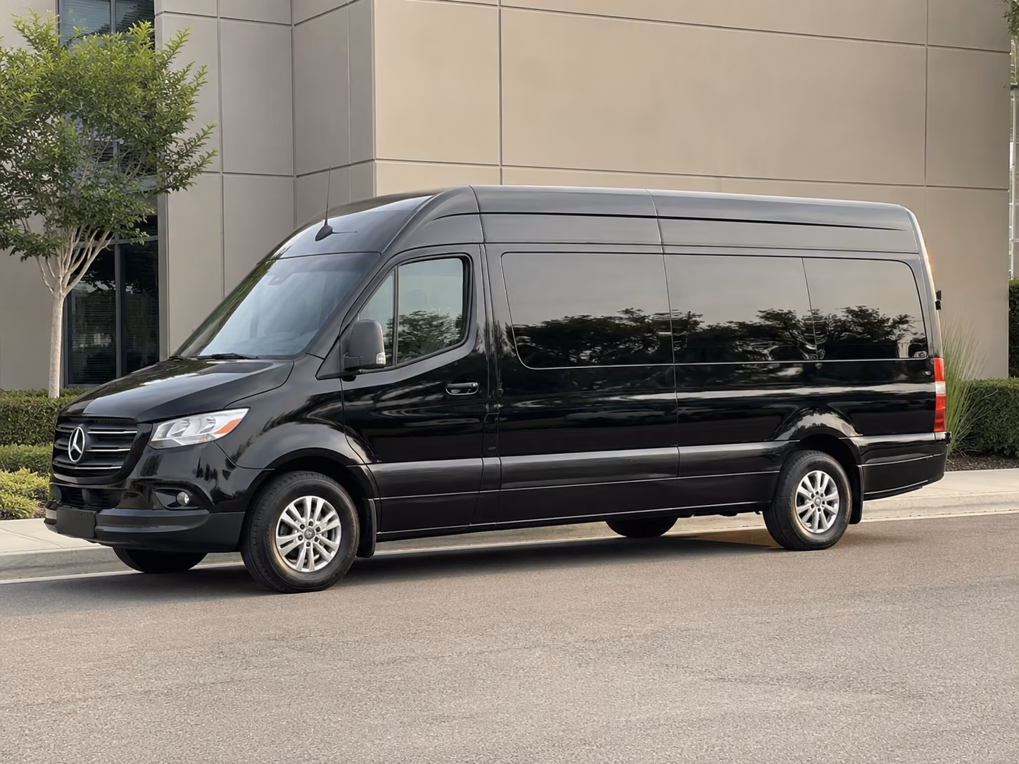 jackson sprinter van with driver