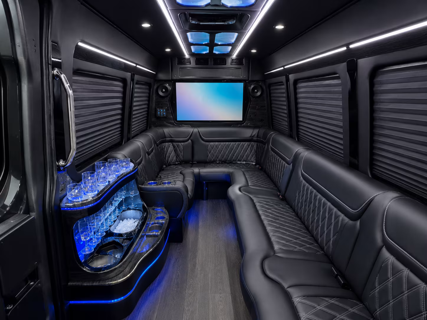 sprinter vans and minibuses for jackson bridal party transportation